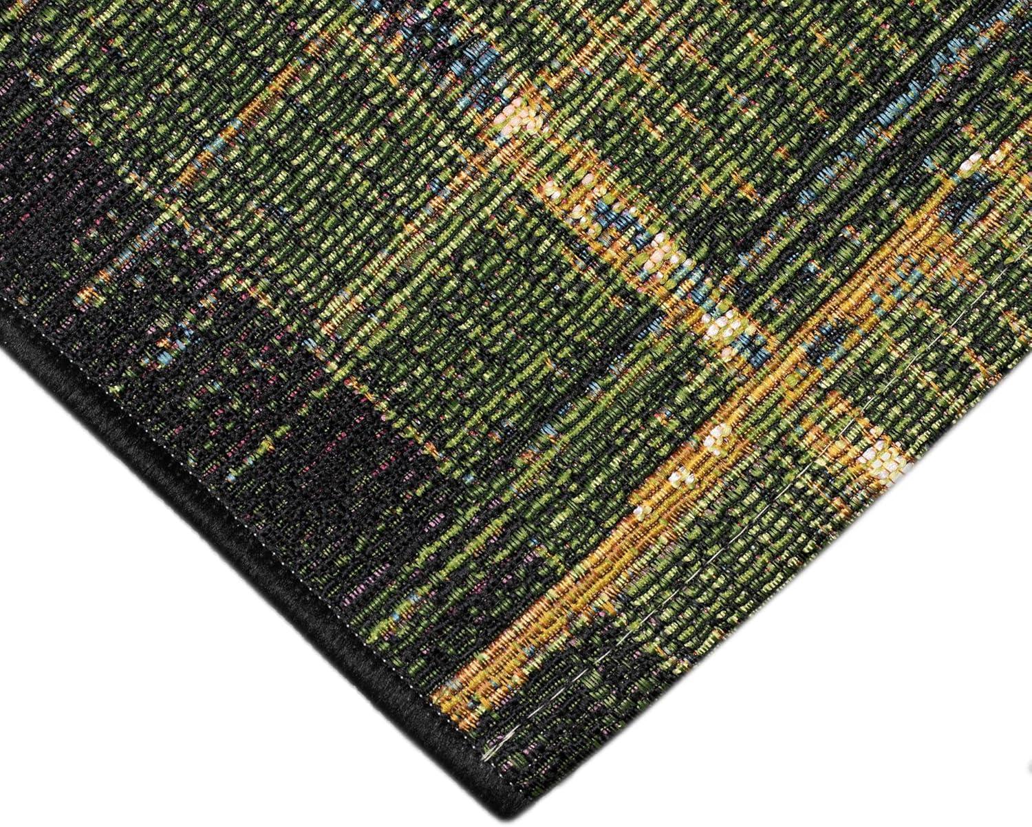 Liora Manne Marina Stripe Indoor/Outdoor Rug Green 3'3" x 4'11"