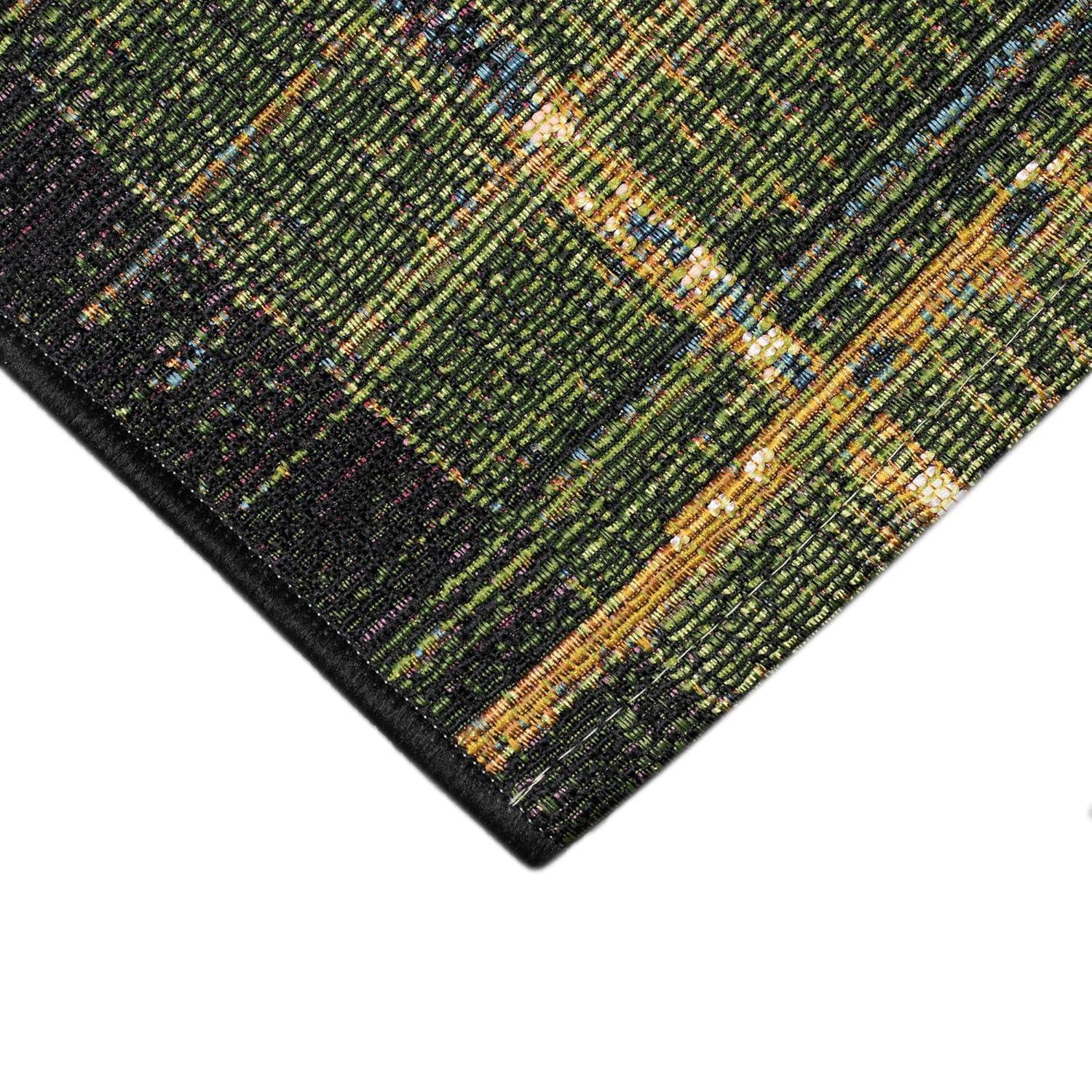 Liora Manne Marina Stripe Indoor/Outdoor Rug Green 3'3" x 4'11"