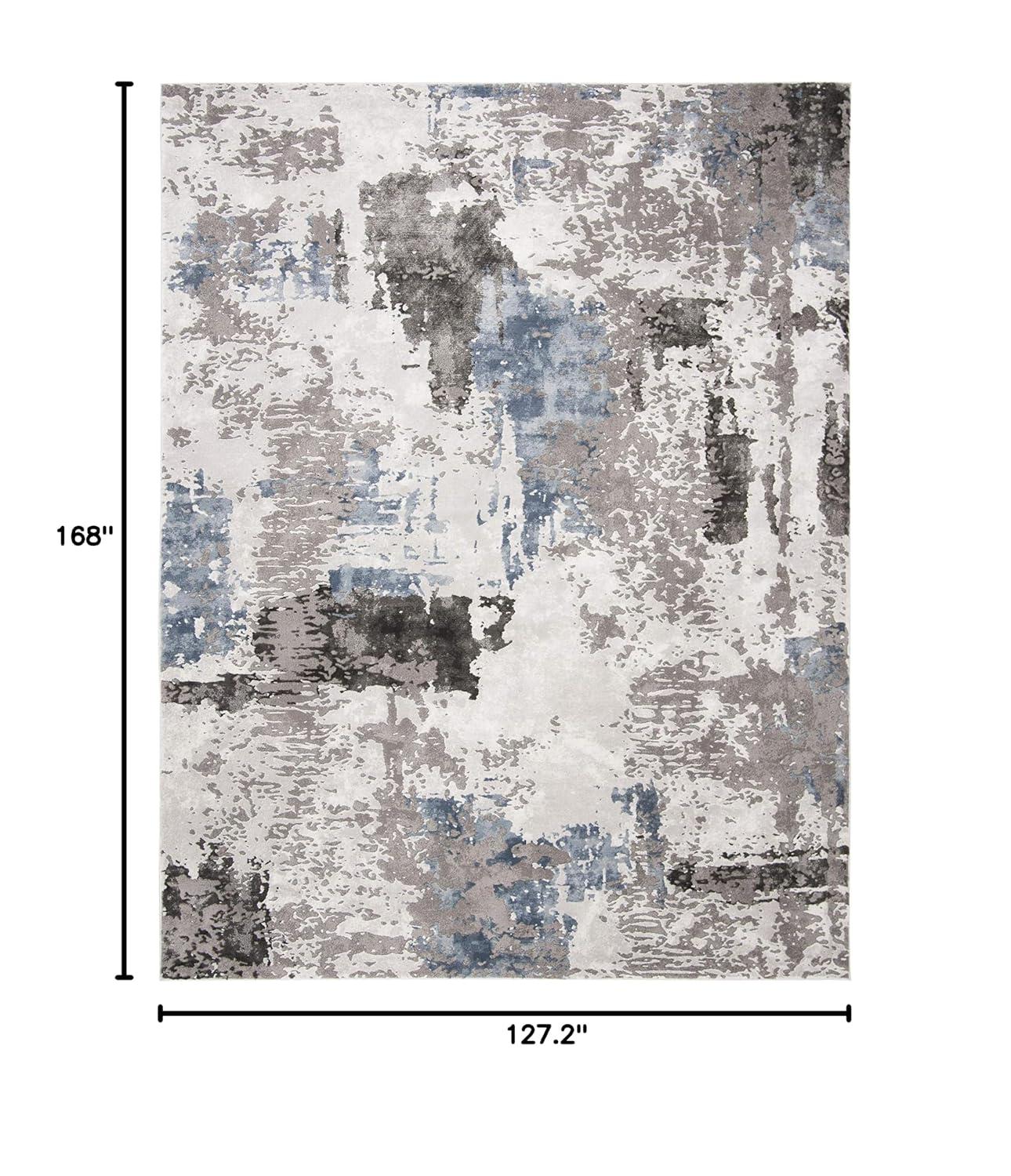 Craft CFT820 Loomed Indoor Area Rug - Grey/Blue - 10'6"x14' - Safavieh