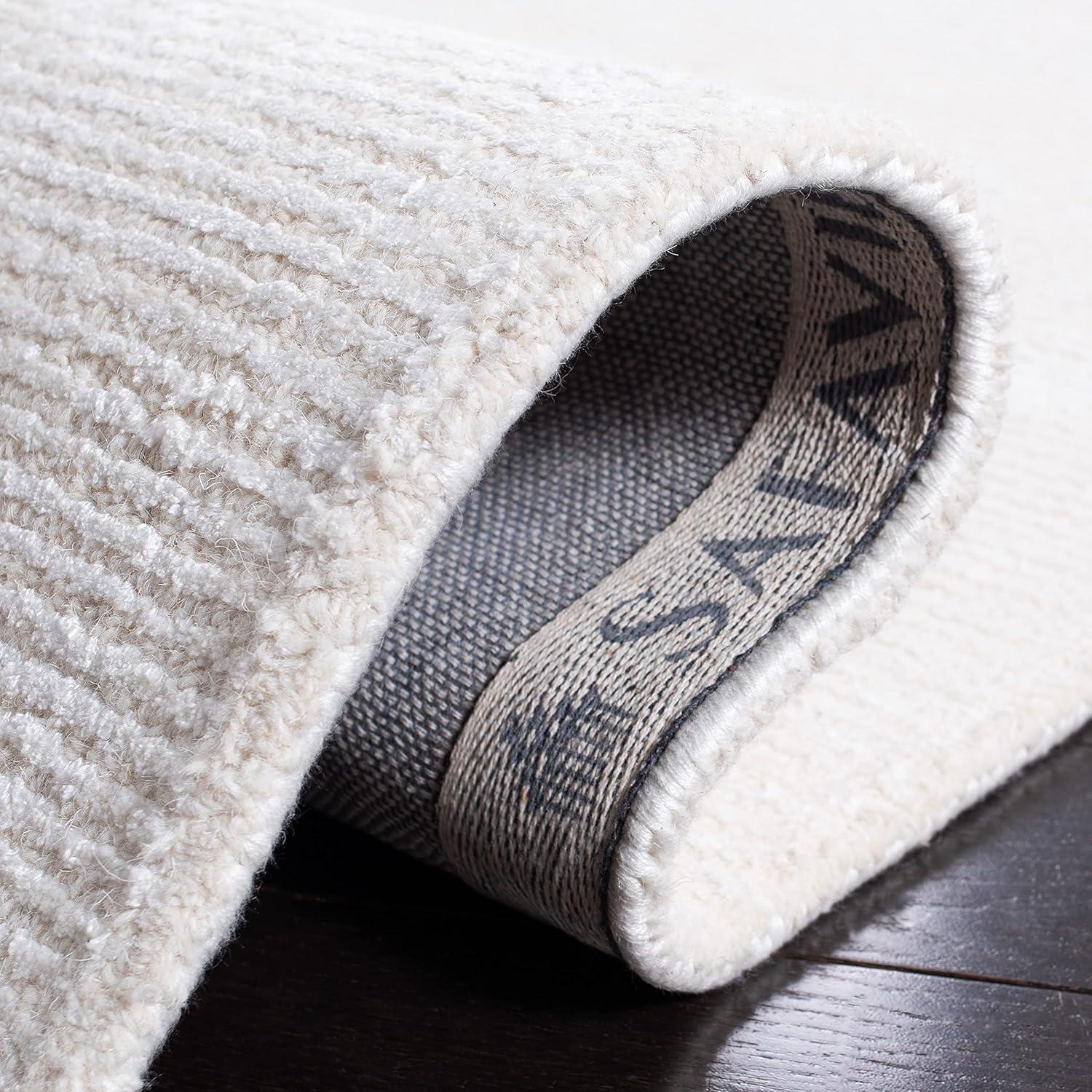 Himalaya HIM152 Handmade Area Rug - 6'x6' - Ivory - Safavieh