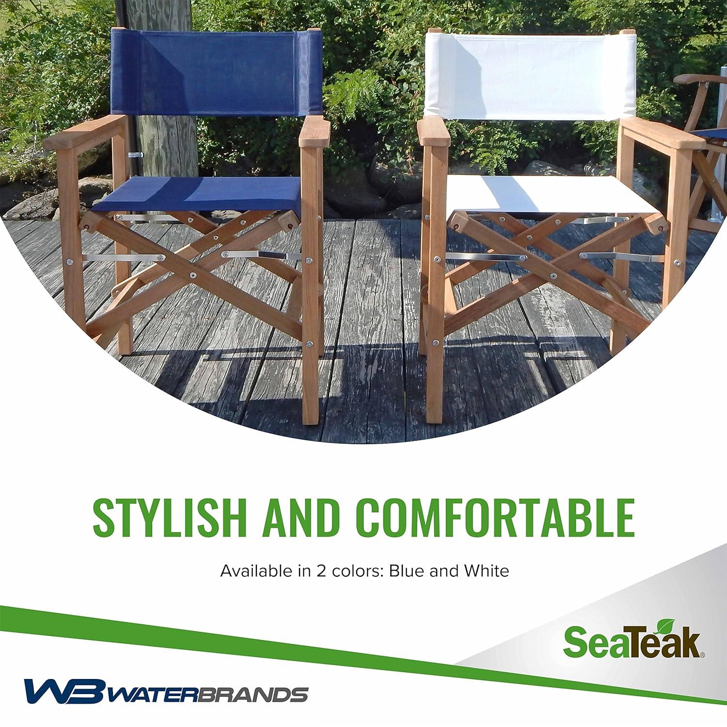 SeaTeak Folding Director Chair