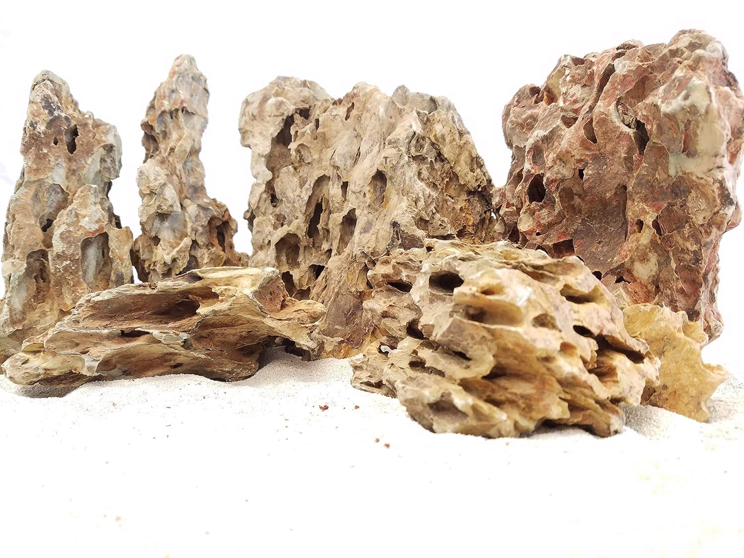 Dragon Ohko Rock - 10 Lbs Mix Size Kit of Medium and Small Rocks