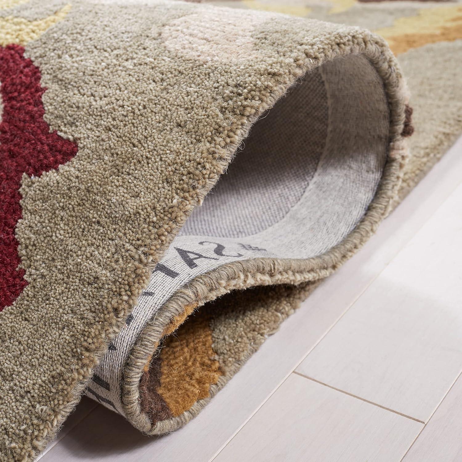 Jardin JAR459 Hand Tufted Area Rug - Sage/Multi - 5'x8' - Safavieh.