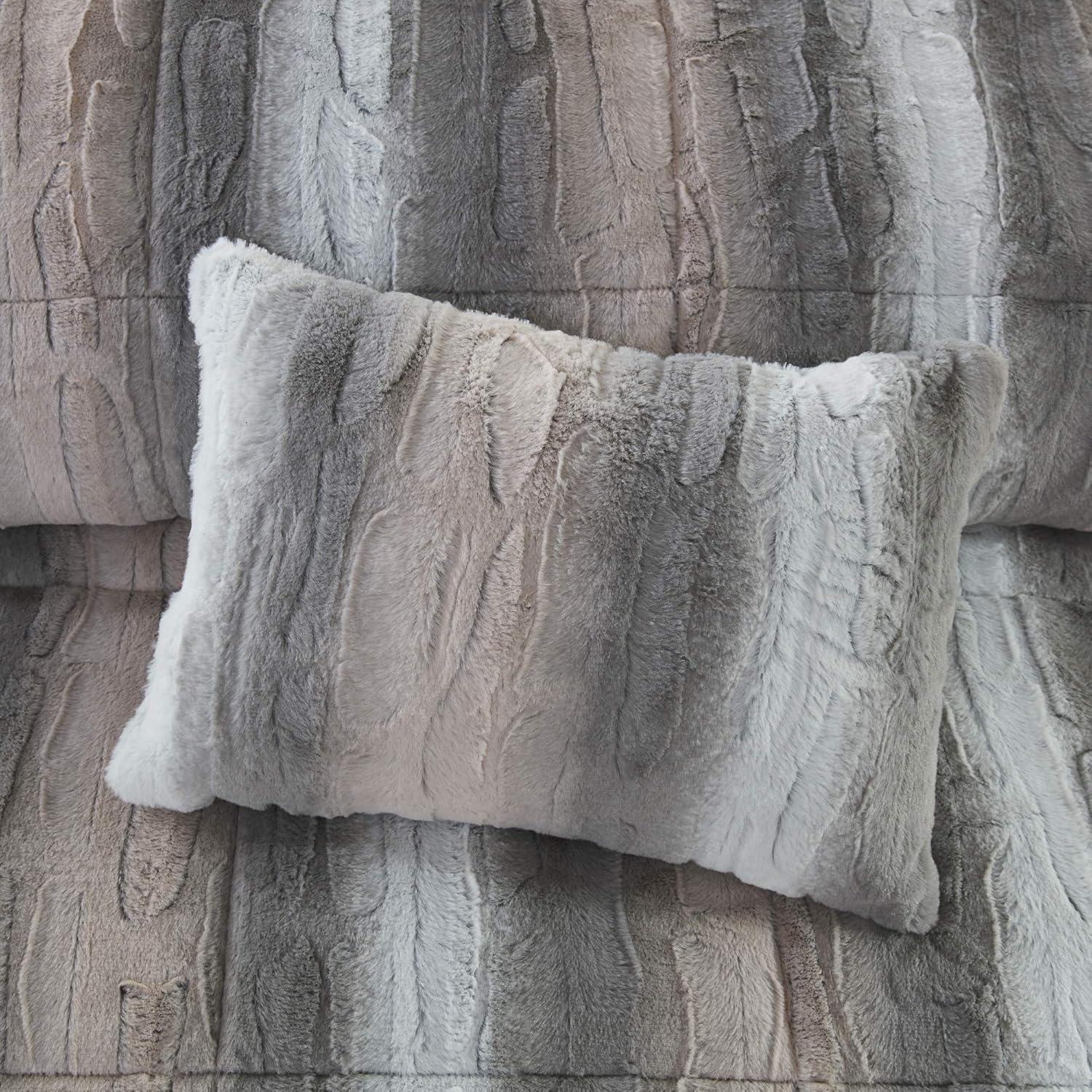 Zuri Faux Fur Comforter Set