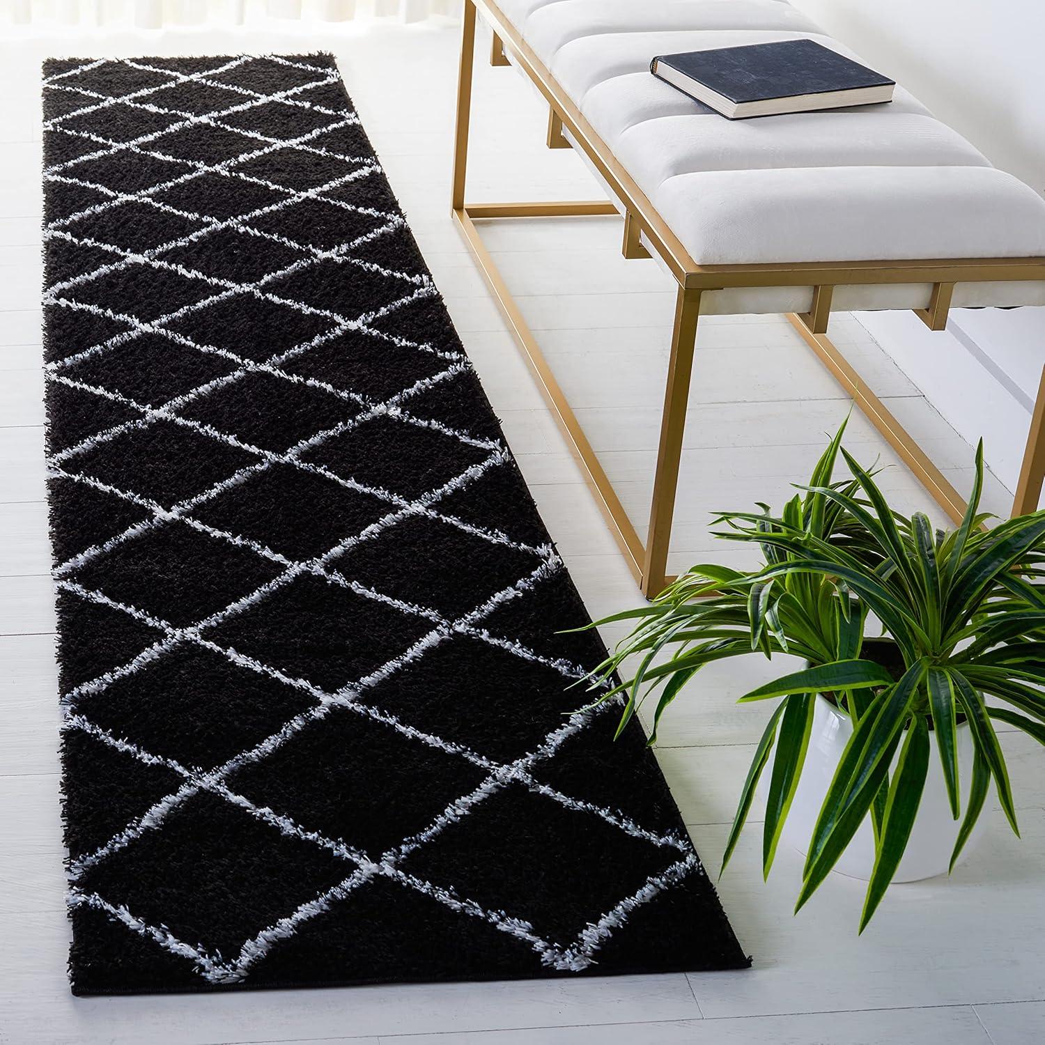 Tahoe Shag THO676 Power Loomed Area Rug  - Safavieh