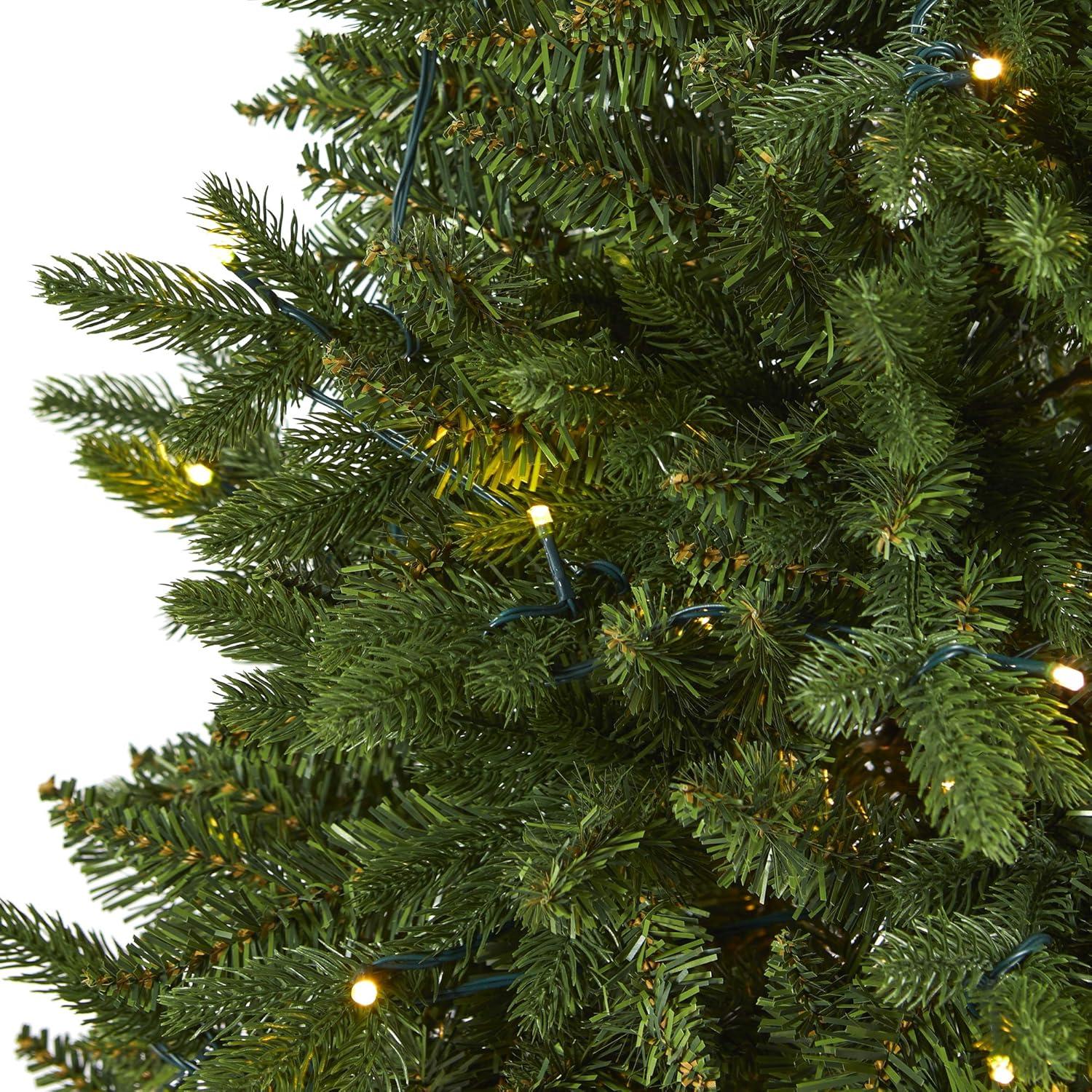 Nearly Natural 5-ft New Hampshire Fir Artificial Christmas Tree with 150 LED Lights