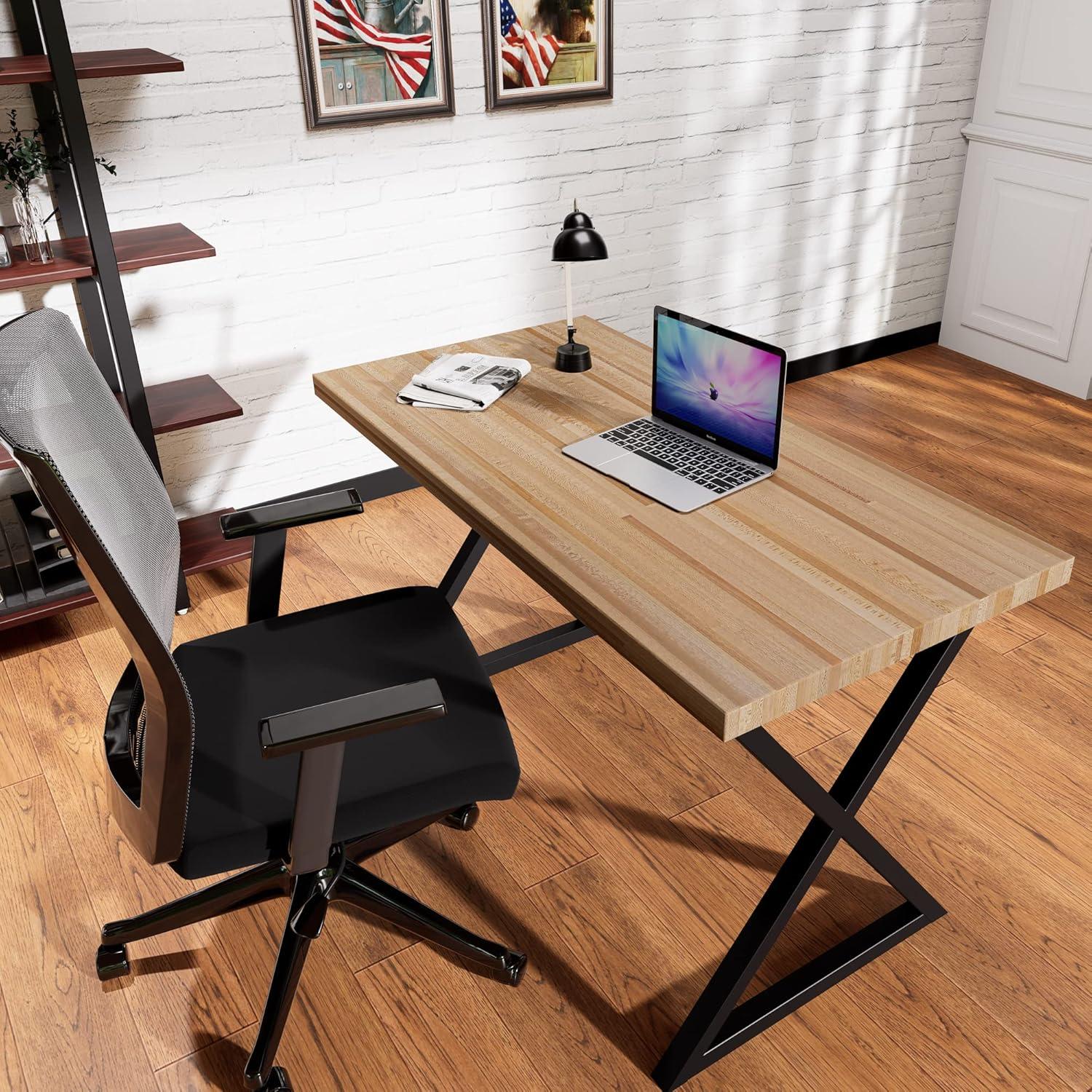 CONSDAN 25'' W Solid Wood Rectangular Square Edge Table Top