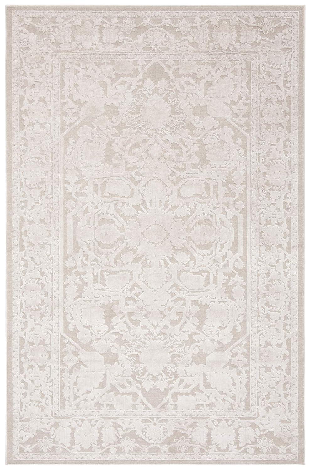 Reflection RFT665 Power Loomed Indoor Area Rug - 9'x12' - Creme/Ivory - Safavieh