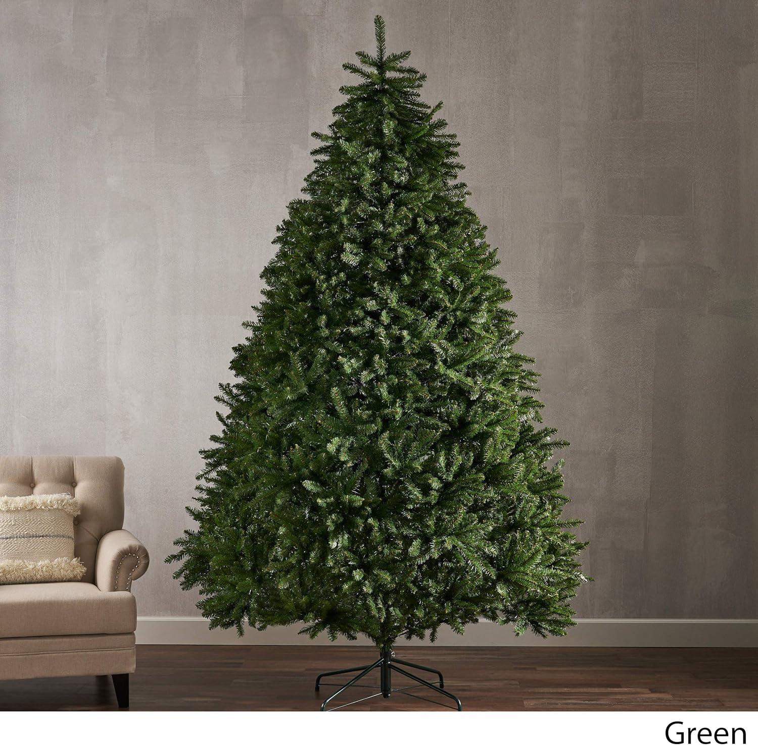 9-Foot Green Hinged Artificial Norway Spruce Christmas Tree