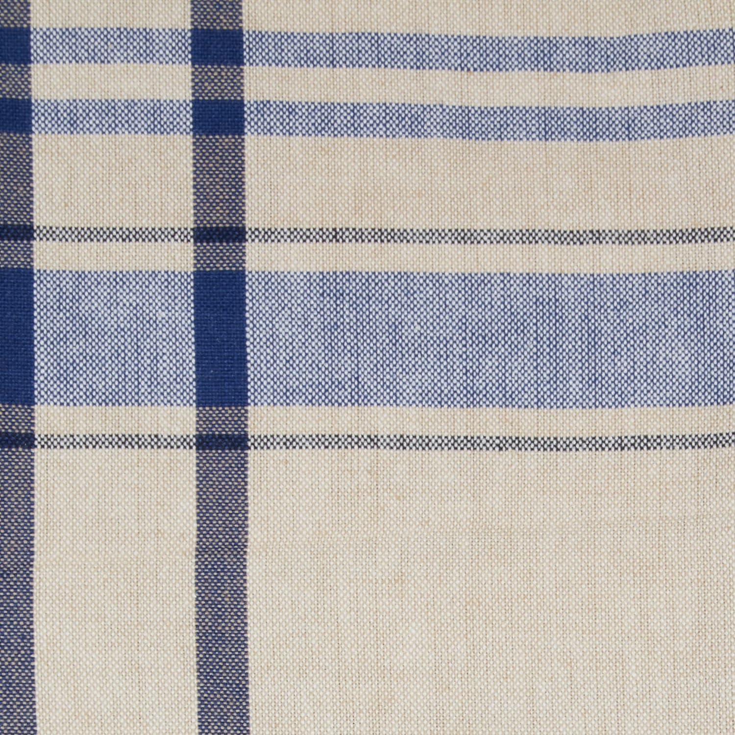 Nautical Blue French Stripe Tablecloth 60x104