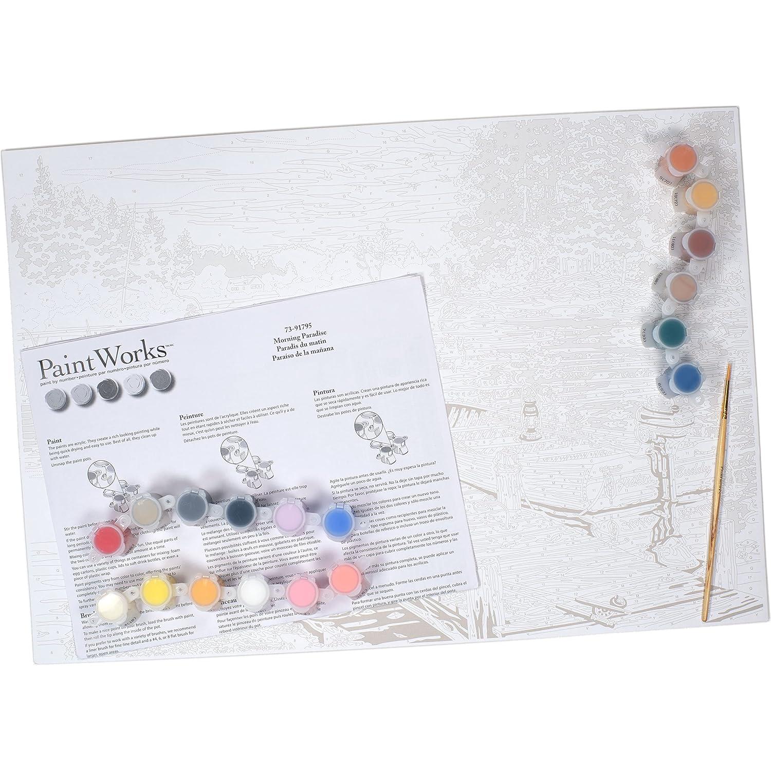 Paintworks® Morning Paradise Paint by Number Kit