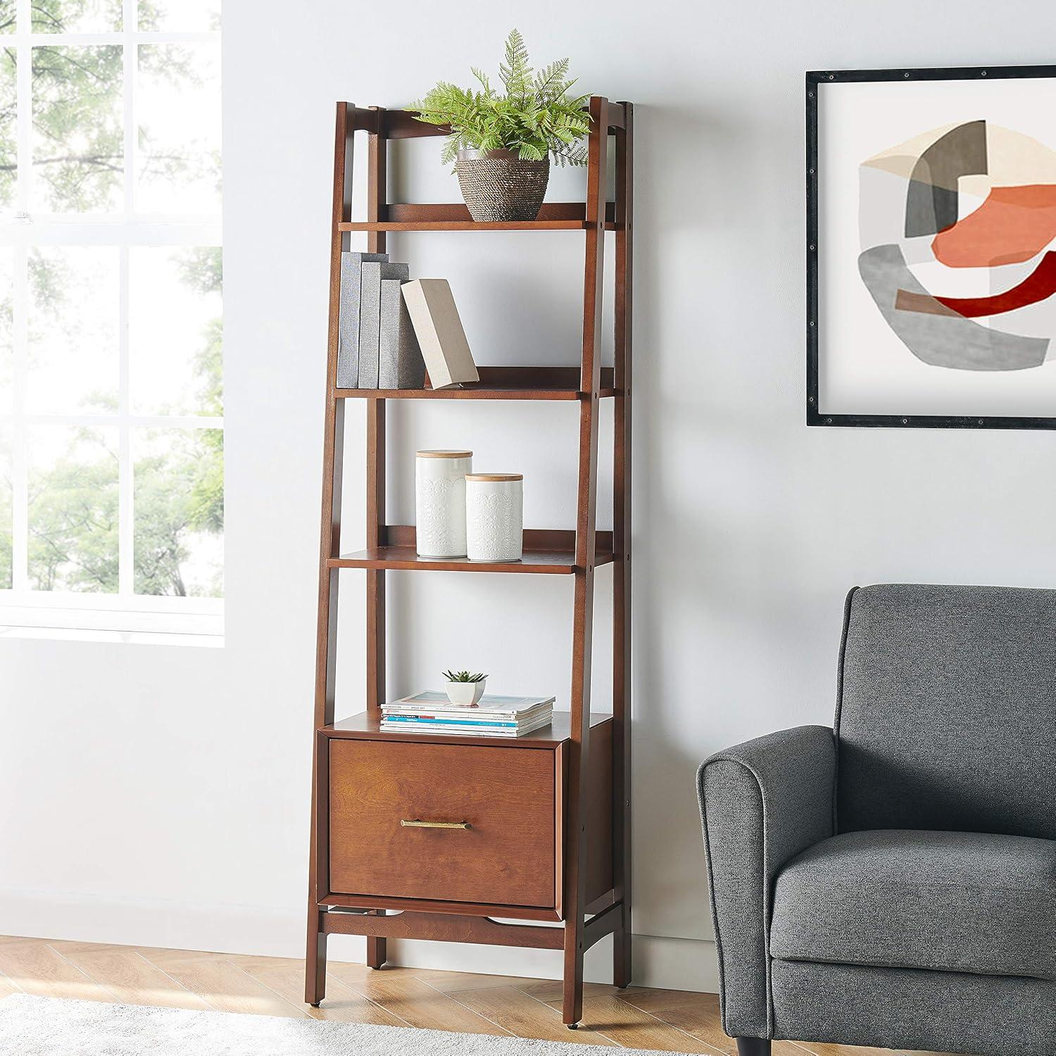 Stiles Narrow Etagere Bookcase