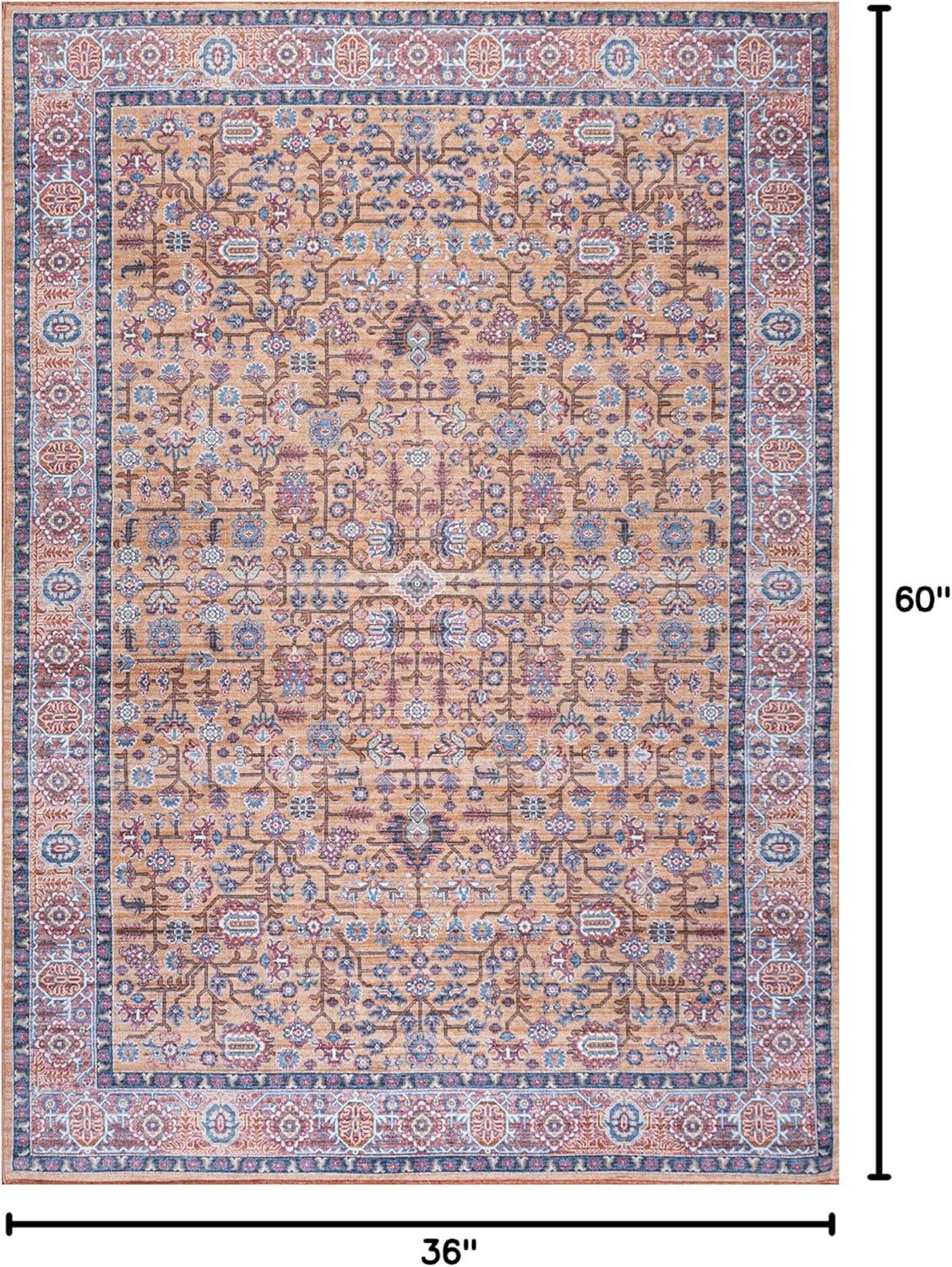 Kemer All-Over Persian Washable Area Rug - JONATHAN Y