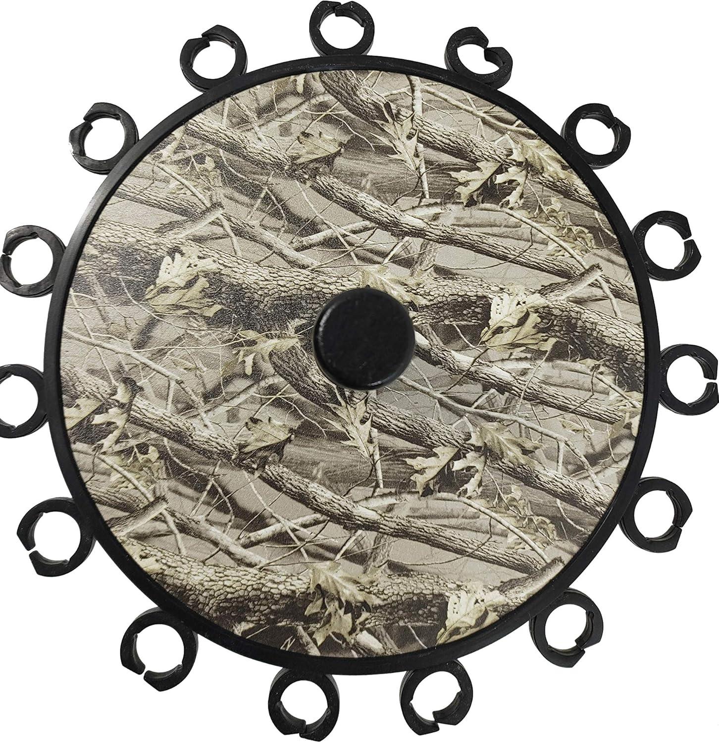 Old Cedar Outfitters Round Floor Rack for Fishing Rods and Reels, Holds up to 15 Rod and Reel Combos