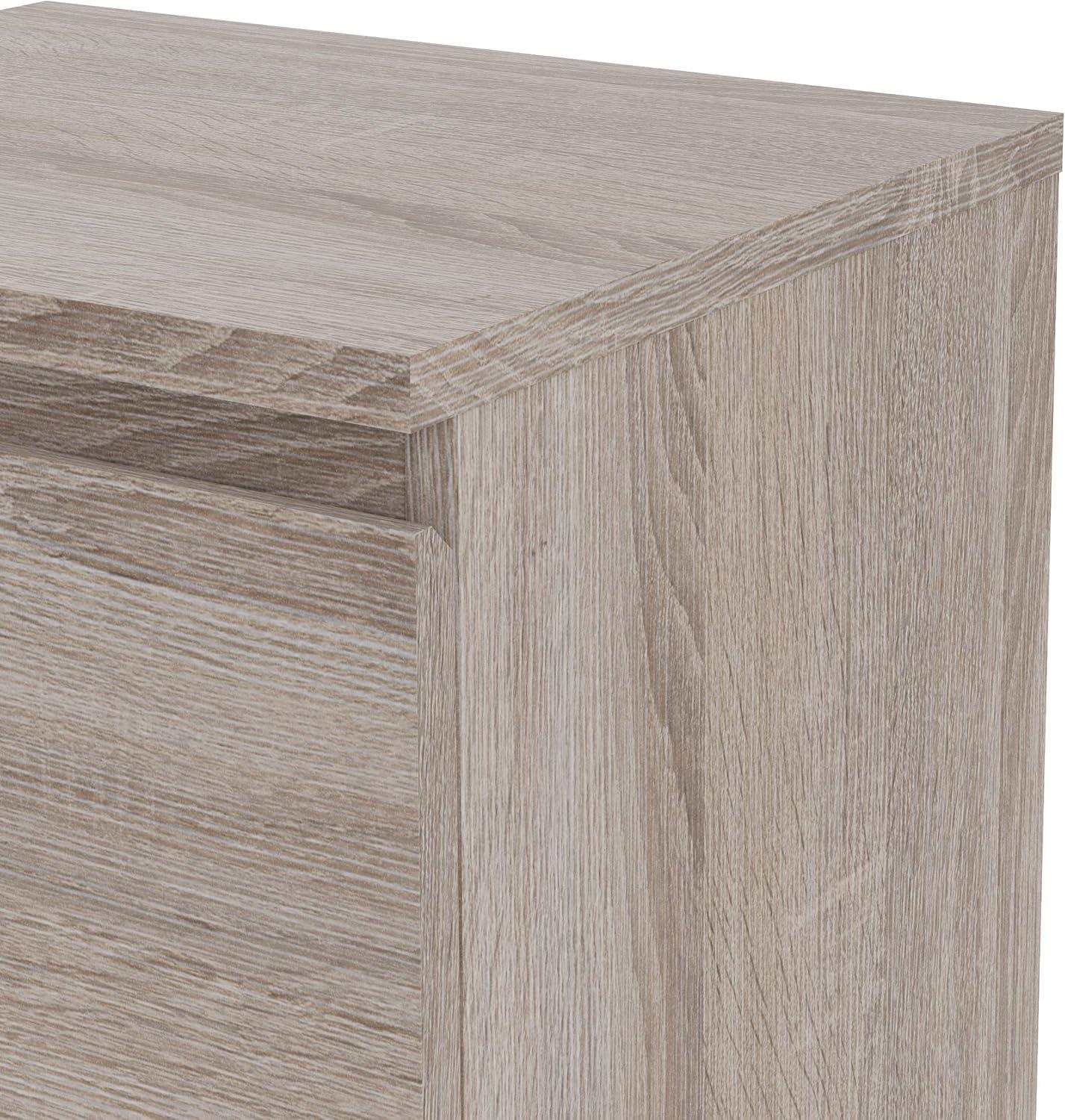 Truffle 2-Drawer Handle-Free Nightstand