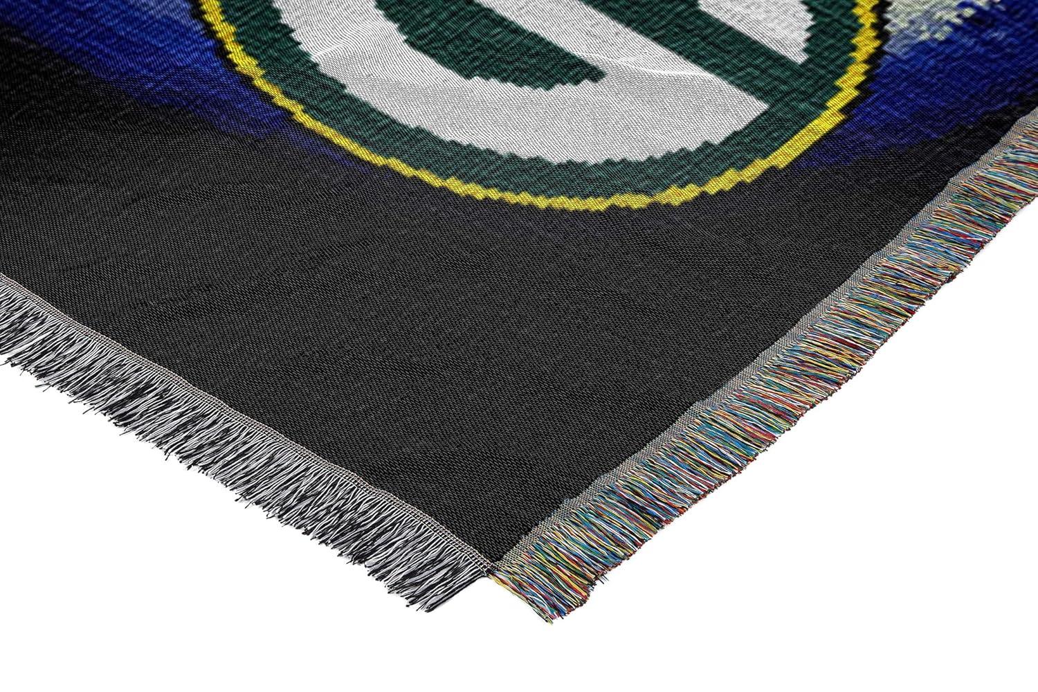 NFL Green Bay Packers Home Field Advantage Woven Tapestry Wall Hanging, 48 x 60 Inches, Officially Licensed, Decorative Fringes