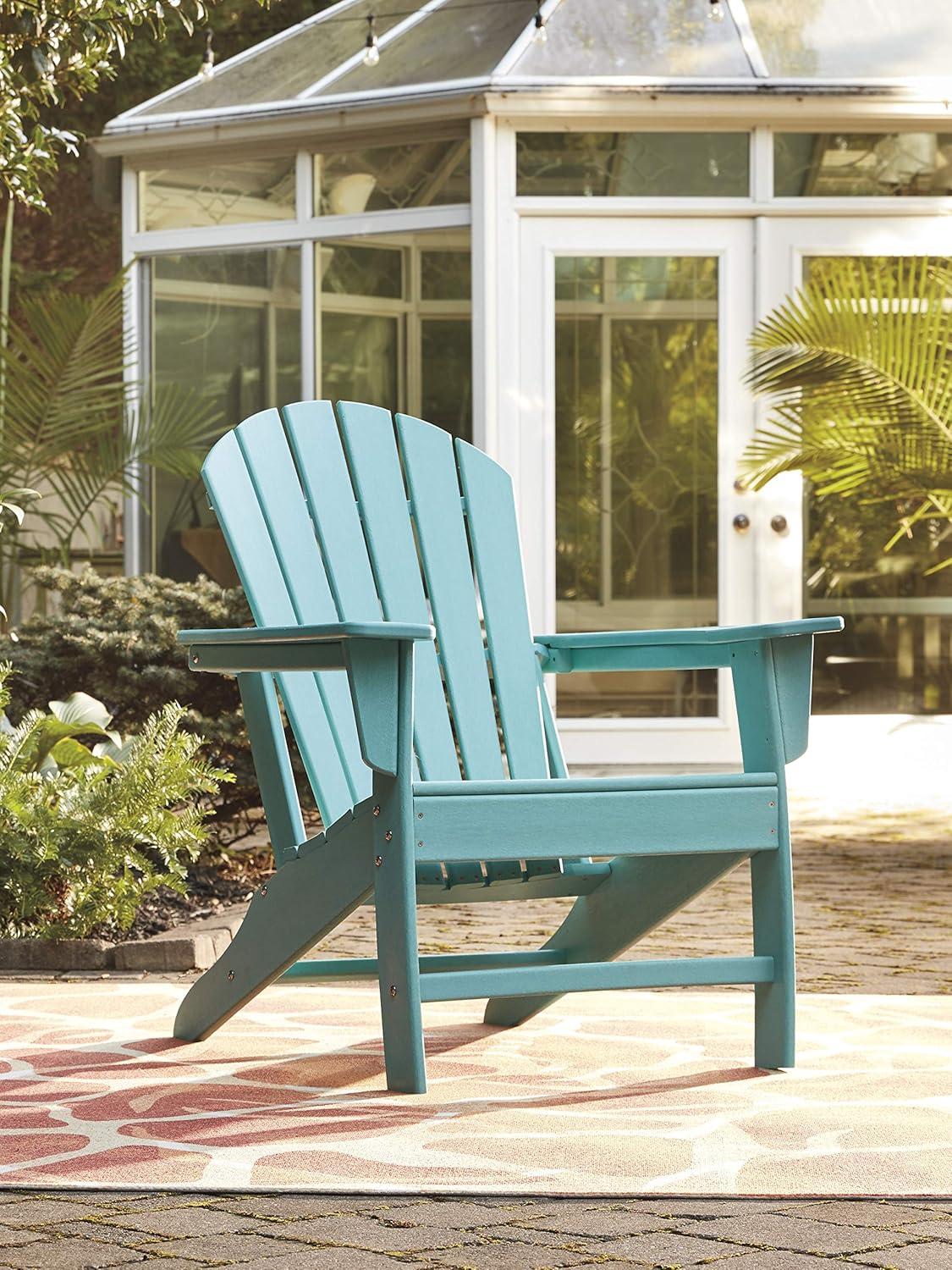 Signature Design by Ashley Contemporary Sundown Treasure Adirondack Chair  Turquoise