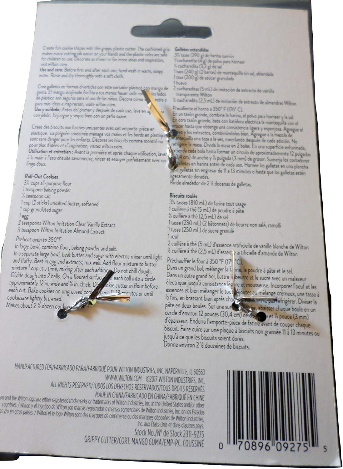 Purple Plastic Unicorn Comfort Grip Cookie Cutter