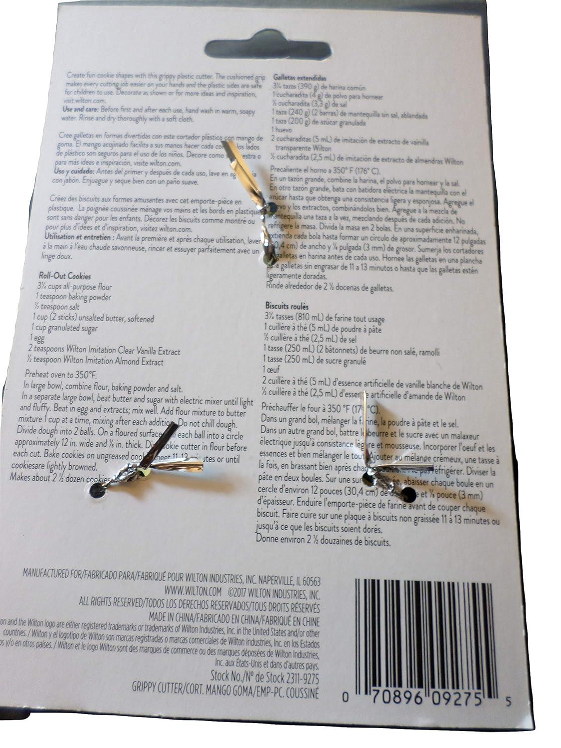 Purple Plastic Unicorn Comfort Grip Cookie Cutter