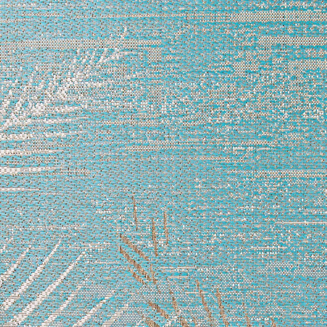 Couristan Monaco Alfombra con Palmeras Tropicales para Interior/exterior