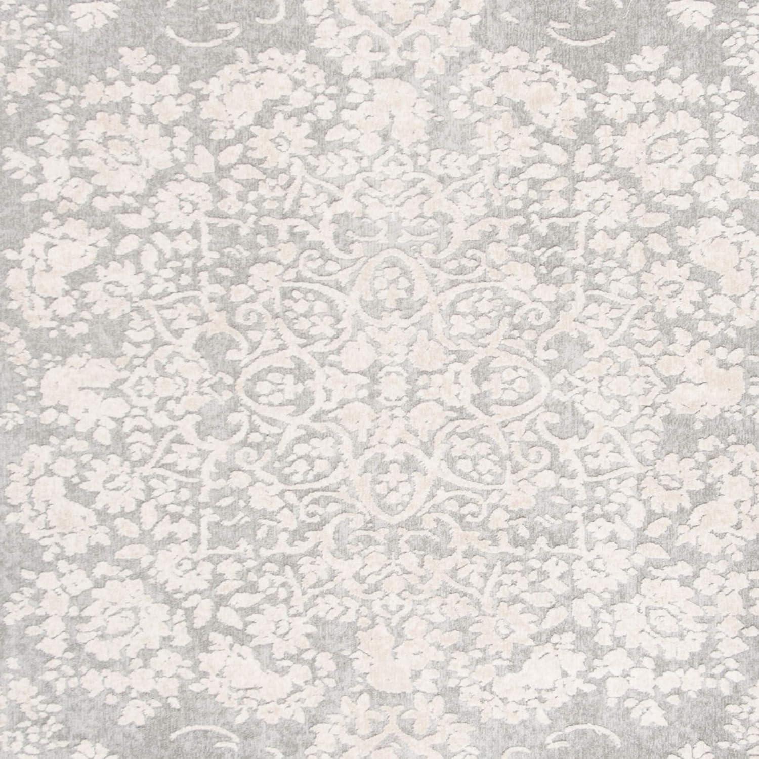 Reflection RFT664 Power Loomed Indoor Area Rug - 10'x14' - Light Grey/Cream - Safavieh