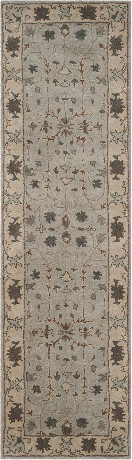 Heritage HG864 Handmade Accent Rug - 2'x3' - Green/Beige - Safavieh