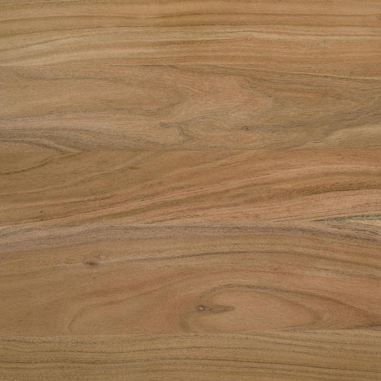 Benjara  30 x 80 x 40 in. Wood Rectangular Dining Table with Double Pedestal Base, Brown & Black