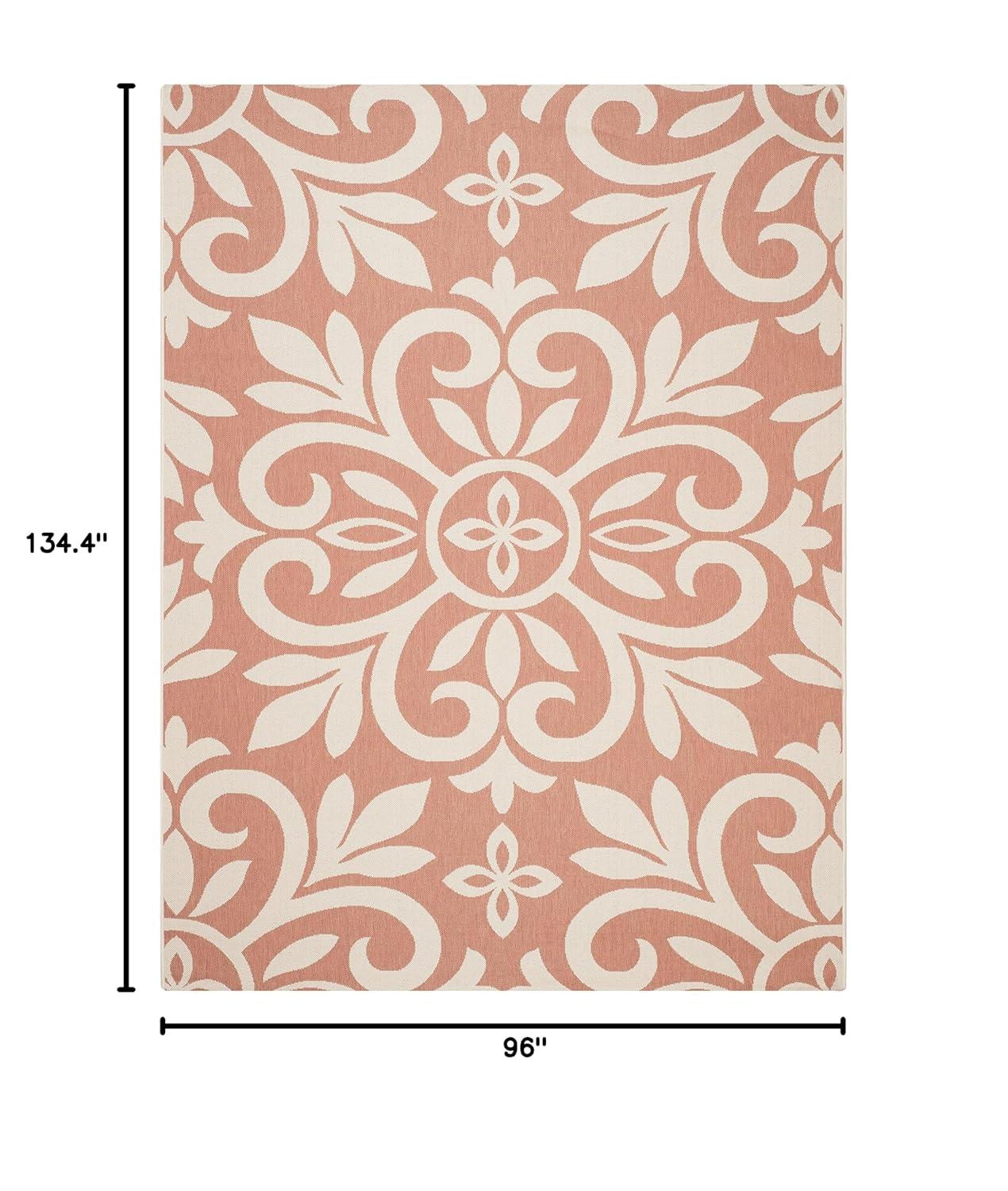 Martha Stewart Bloomfield - MSR4229 - Indoor Power Loomed Area Rugs - Cinnamon Stick - 8'x11'2"