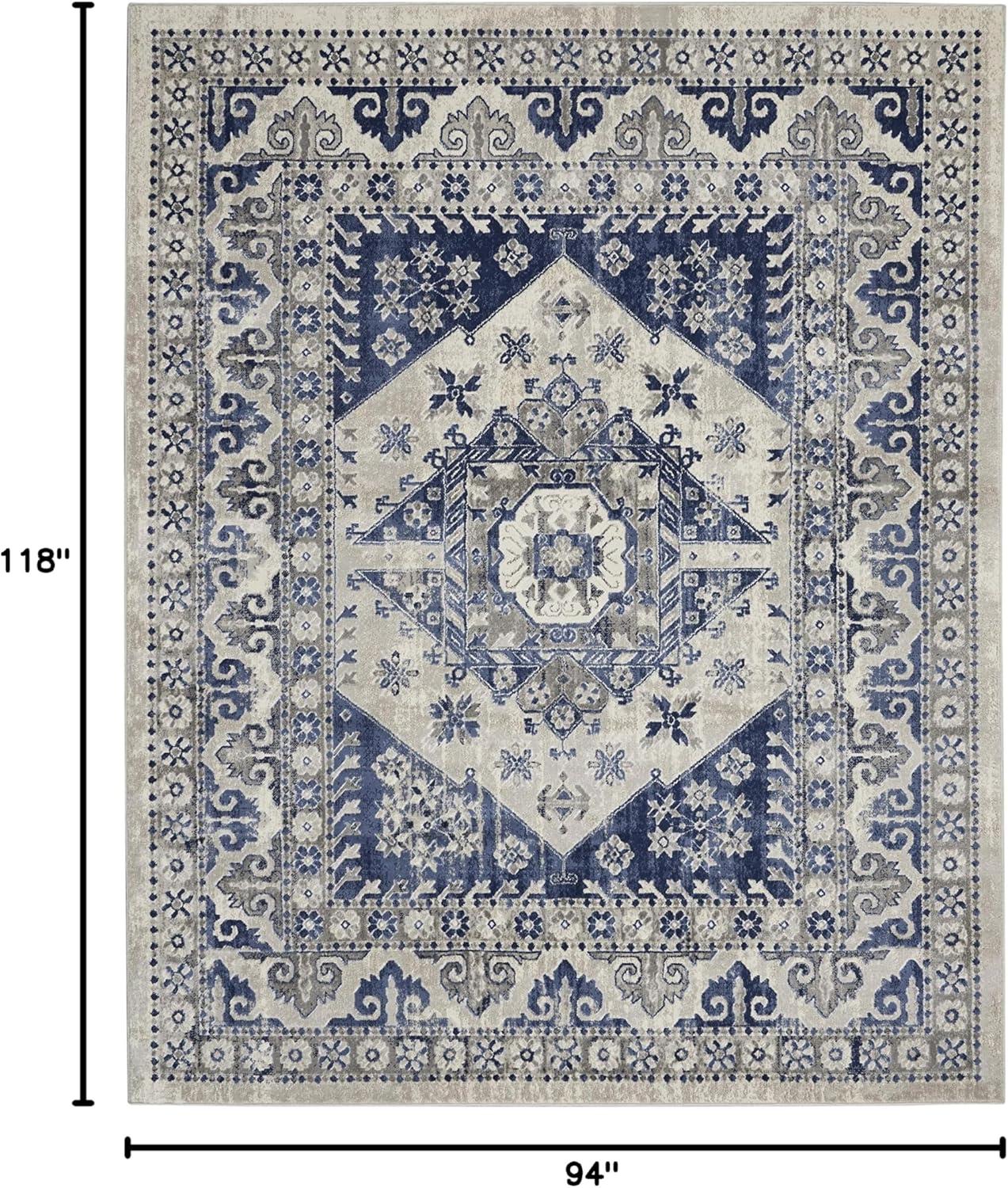 Nourison Cyrus Persian Medallion Indoor Area Rug
