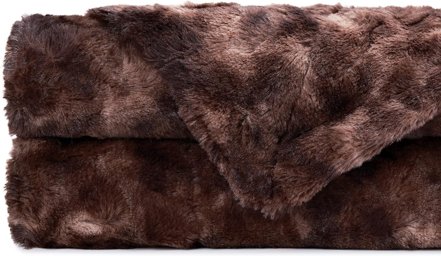 Chanasya Double Sided Oversized Faux Fur Throw Blanket