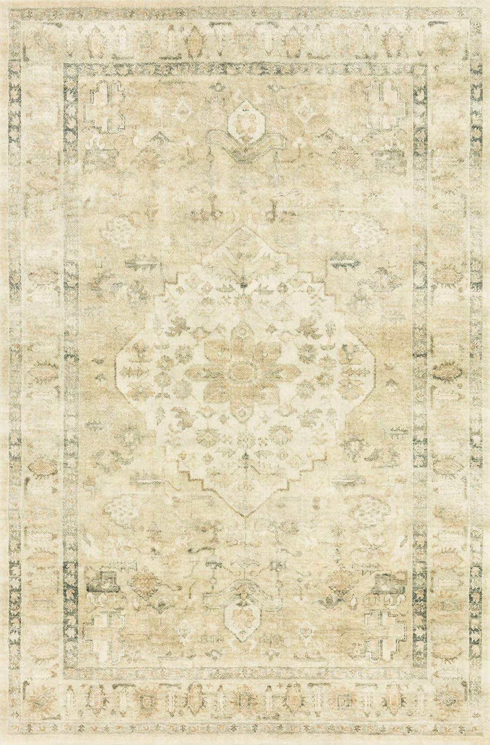 Loloi II Rosette Oriental Clay / Ivory Area Rug