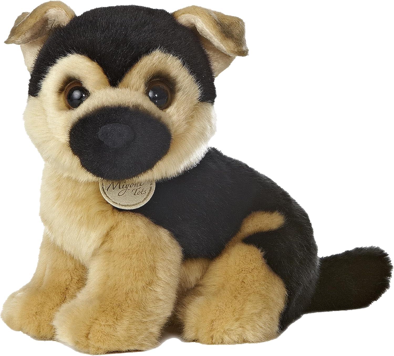 Aurora Medium German Shepherd Pup Miyoni Tots Adorable Stuffed Animal Brown 11"