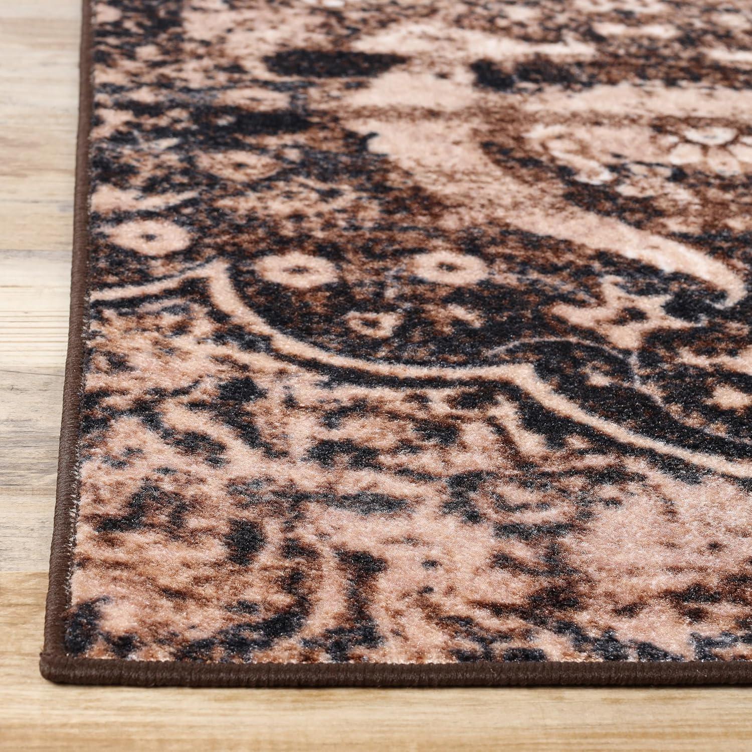 Bohemian Rustic Medallion Indoor Runner or Area Rug