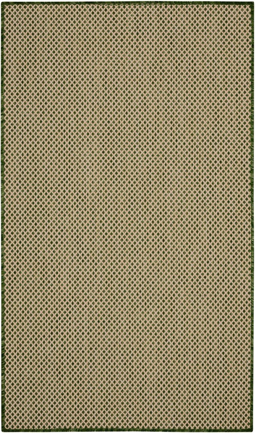 Hartigan Green Modern Indoor/Outdoor Rug