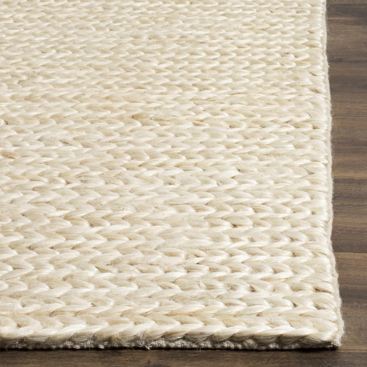 Pennsburg Natural Fiber Hand Woven Jute Chevron Rug