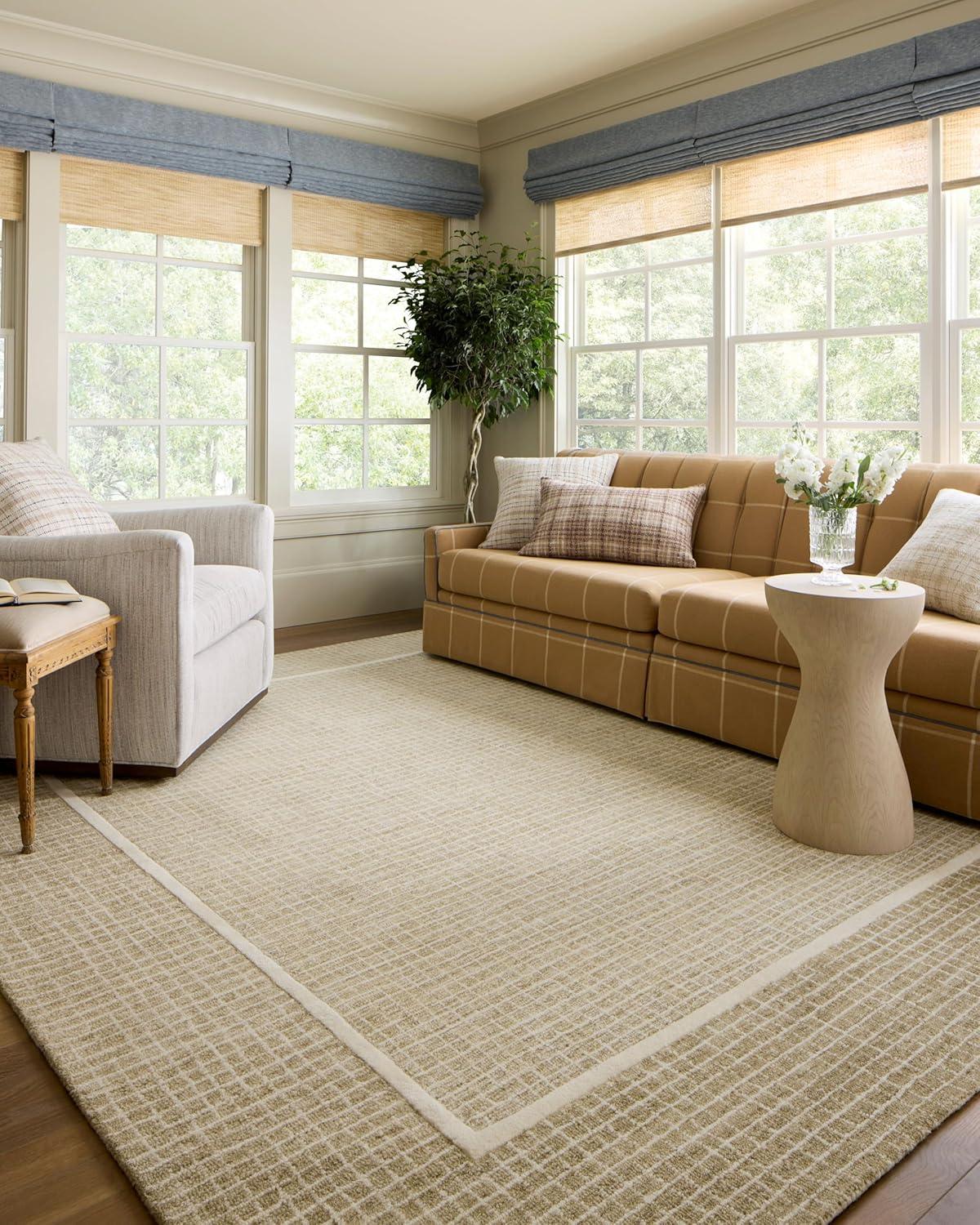 Chris Loves Julia x Loloi Briggs Wheat / Ivory Area Rug