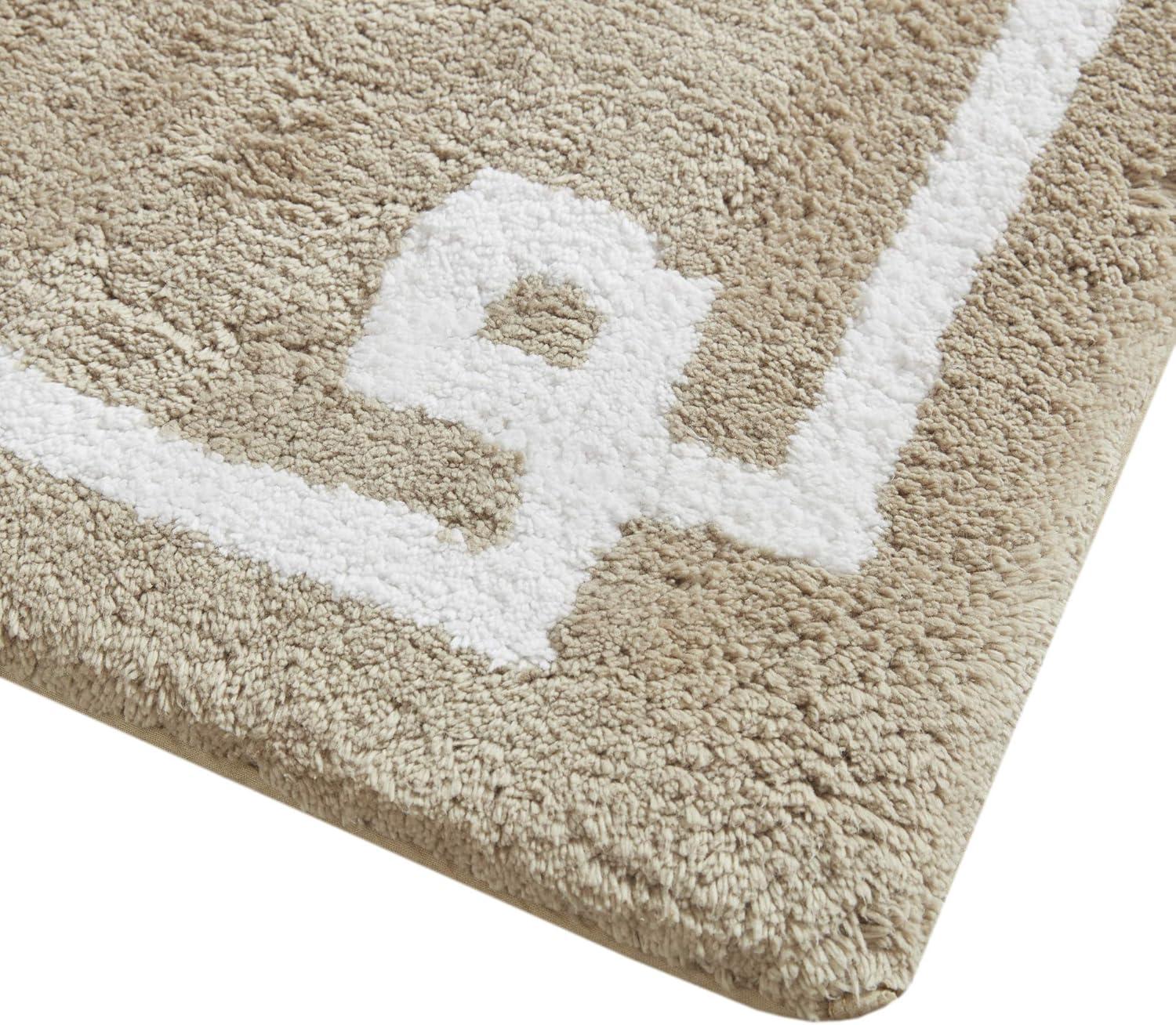 Geometric Cotton Tufted Bath Rug