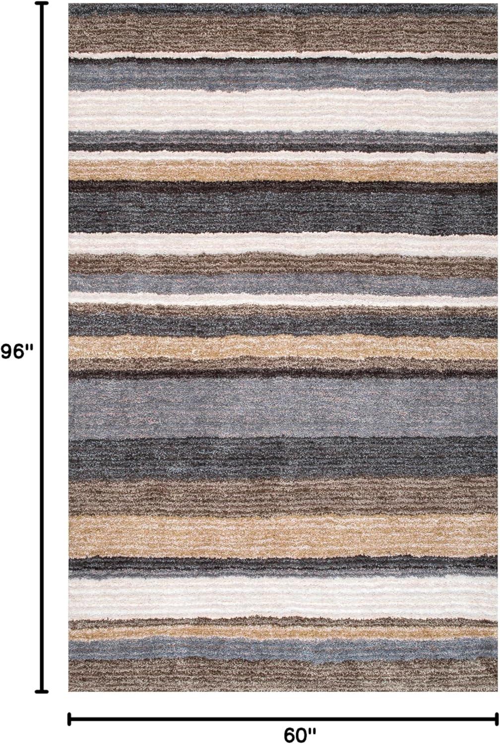 Nuloom Drey Striped Shag Indoor Area Rug