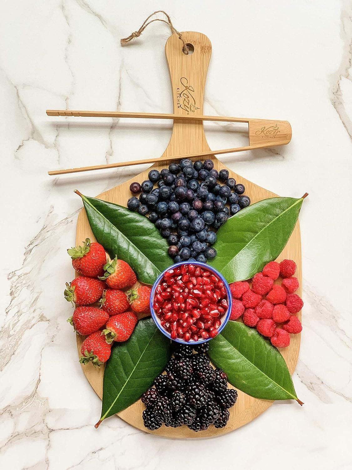 Organic Bamboo Pizza Peel with Long Handle