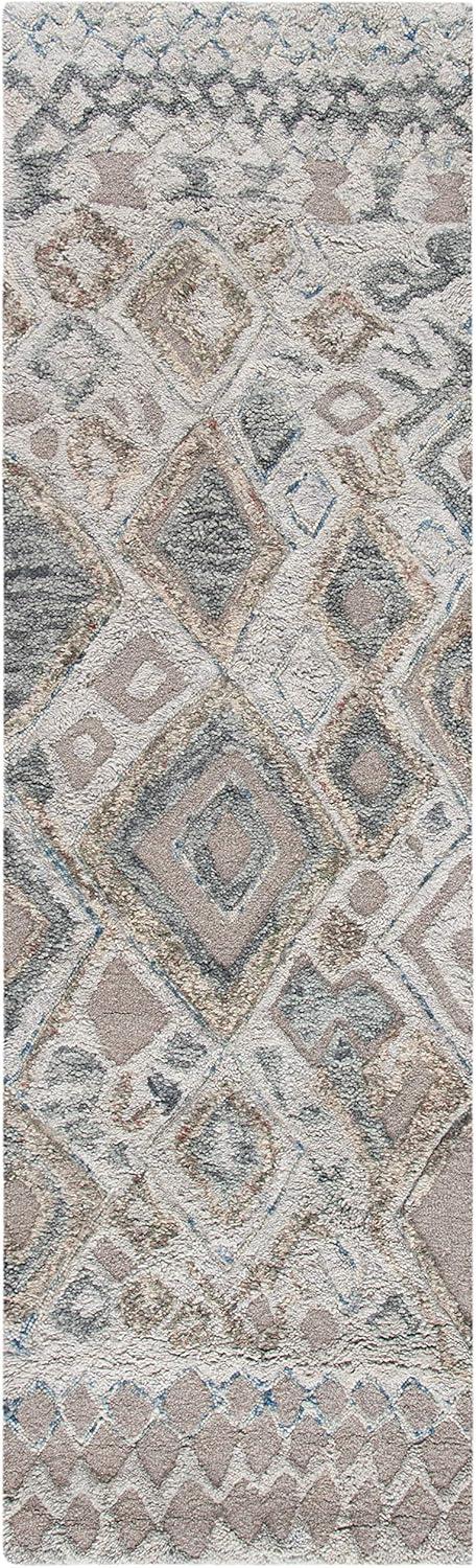 Casablanca CSB618 Hand Tufted Moroccan Shag Area Rug  - Safavieh