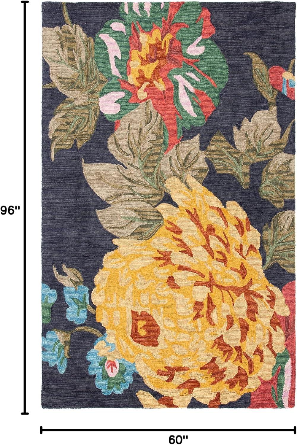 Arber Hand Tufted Wool Floral Rug