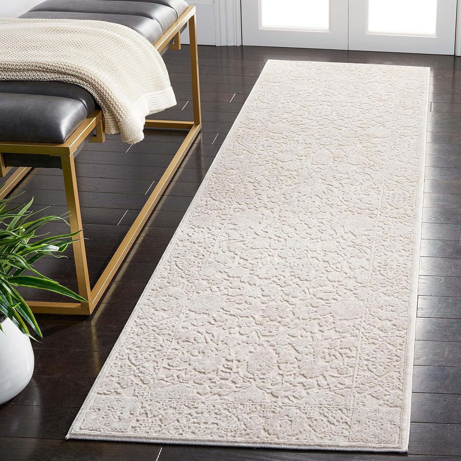 Reflection RFT667 Power Loomed Runner Rug - Creme/Ivory - 2'3"x6' - Safavieh.