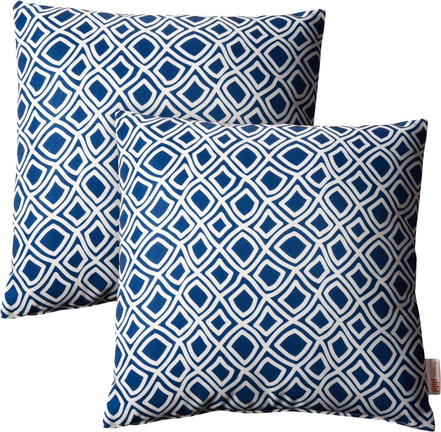 Modway Outdoor Indoor Two All Weather Patio Throw Pillows (Set of 2)