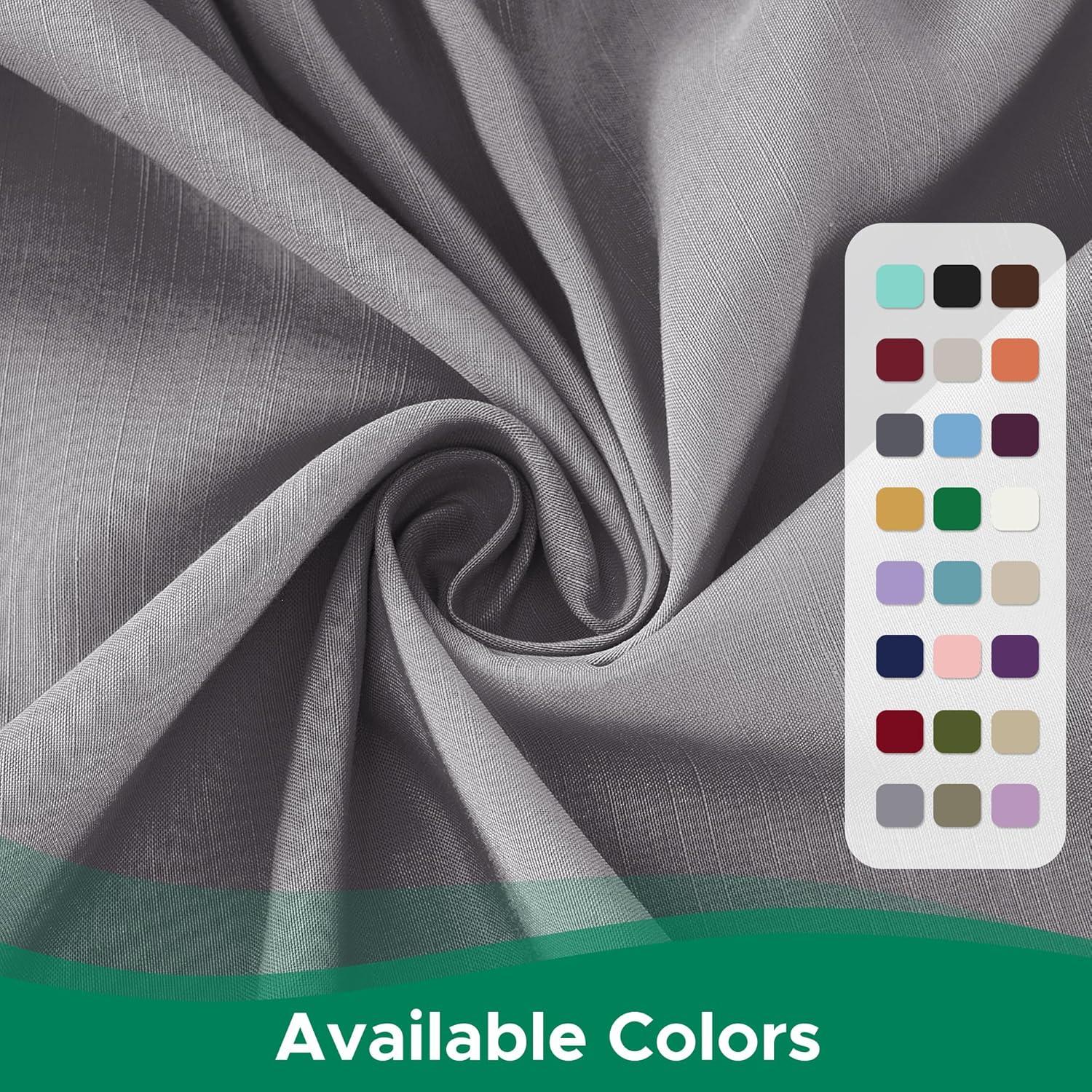 NEWEEN Wrap Around Bed Skirts for Queen Beds 15 Inches Drop, Silver Grey Elastic Dust Ruffles Easy Fit Wrinkle & Fade Resistant Silky Luxurious Fabric Solid Machine Washable