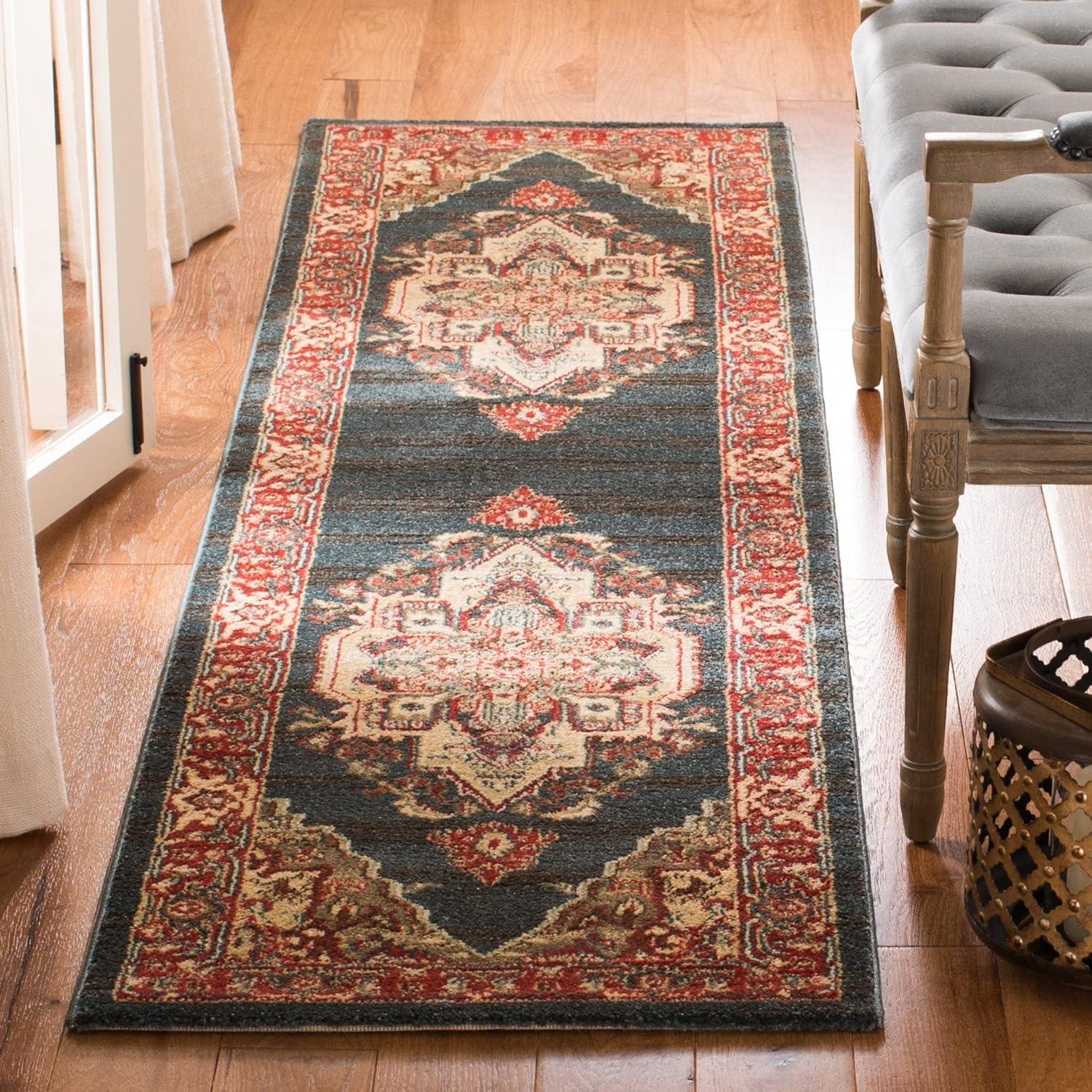 Mahal MAH625 Power Loomed Indoor Area Rug - Red/Red - 8'x11' - Safavieh.