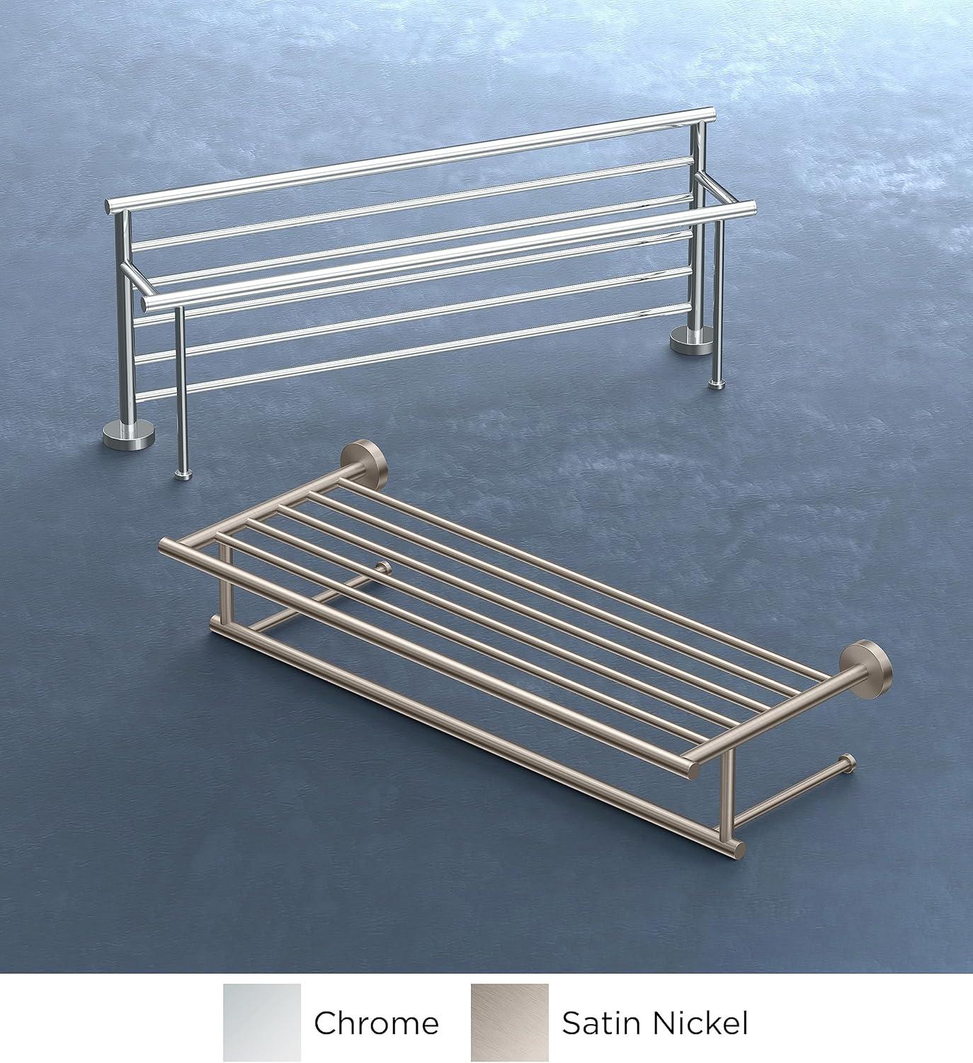 Wall Mount 25.75" W Towel Rack with Towel Bar