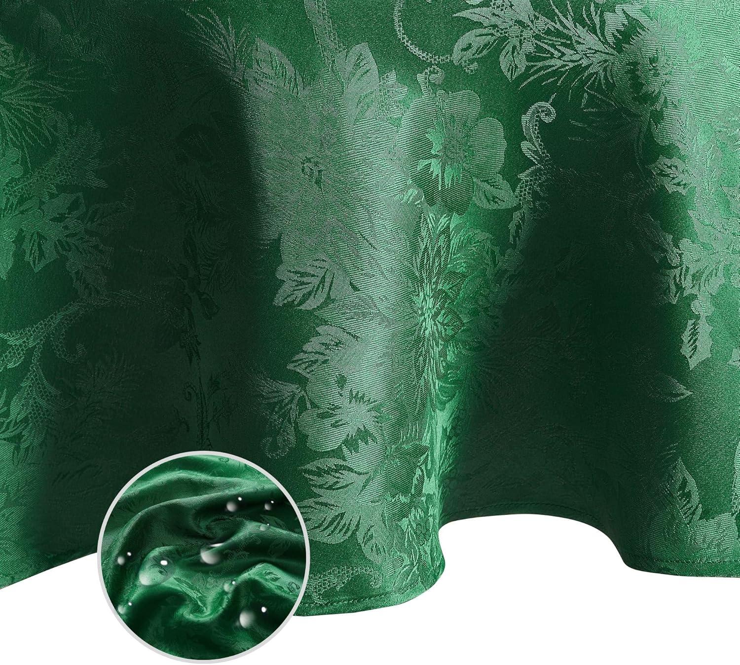 Astoria Grand Tilghman Poinsettia Floral Woven Tablecloth