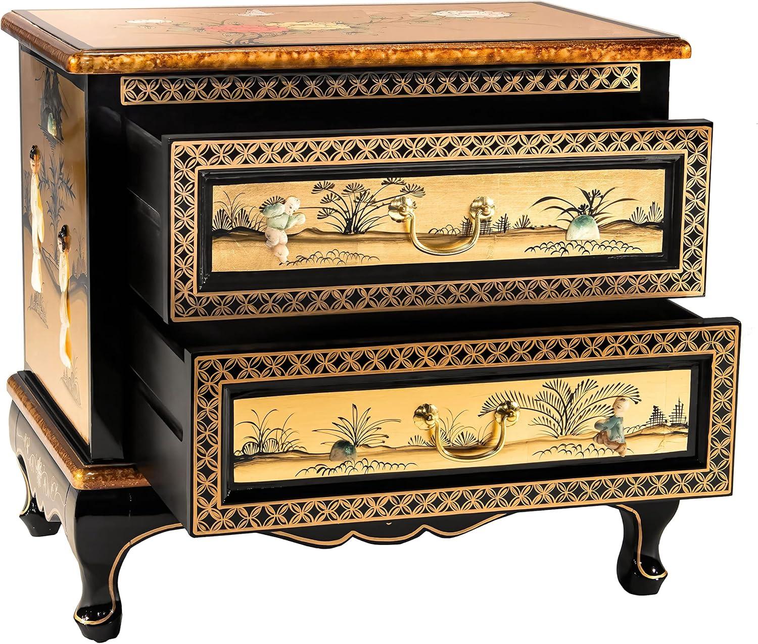 Bloomsbury Market Abigaelle Solid Wood Accent Chest