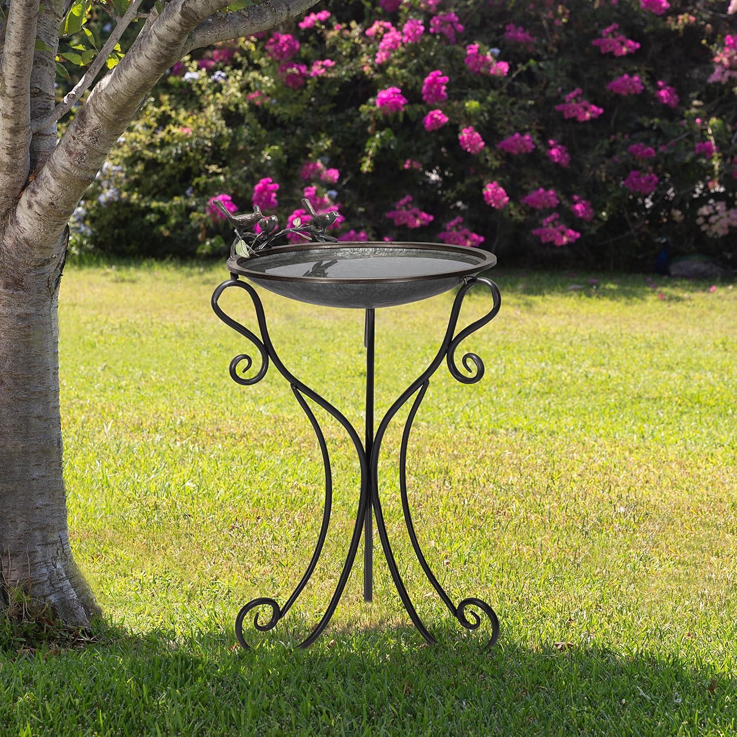 Gertrude Iron Fountain Birdbath