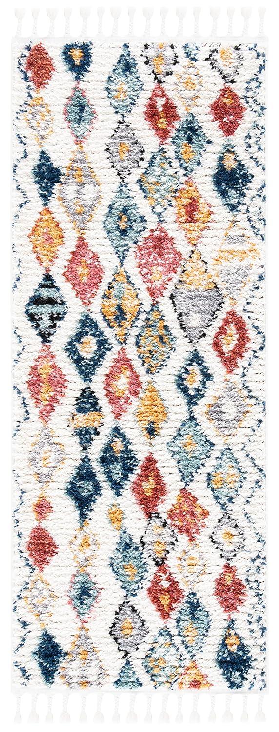 Morocco MRC924 Power Loomed Accent Rug - Ivory/Multi - 2'6"x4' - Safavieh.